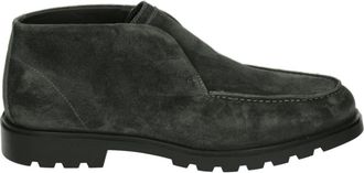 Giorgio Giorgio, Schoenen, Heren, Grijs, 42 EU, Suède, Suède Instappers Grijs