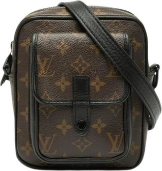 Louis Vuitton Pre-owned Cross Body Bags, female, Brown, Size: ONE SIZE Pre-owned Vintage Leather Cross Body Bag