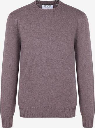 Gran Sasso Ausgewaschen wirkender Rundhalspullover aus Kaschmir