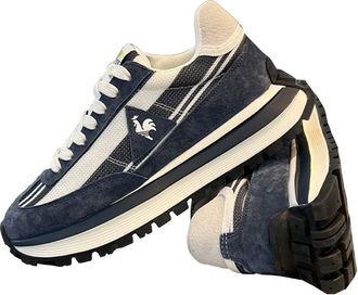 Generic Men lace up Shoes for Outdoor Casual Breathable Comfortable Versatile Thick Soled Lightweight Sports Shoes (Blue,7.5)