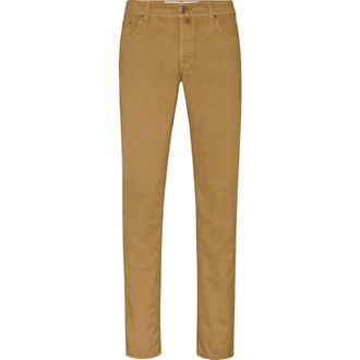 Jacob Cohen Jeans, Heren, Bruin, W31, Katoen, Slim Fit Gewassen Katoen Denim Jeans