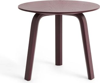 HAY Bella Beistelltisch &Oslash; 45 cm / H 39 cm, dark bordeaux