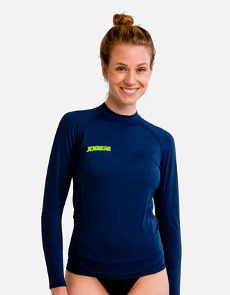 Jobe Womens Jobe Womens Rash Guard Long Sleeve Rash Vest - Navy - Size: 18/16