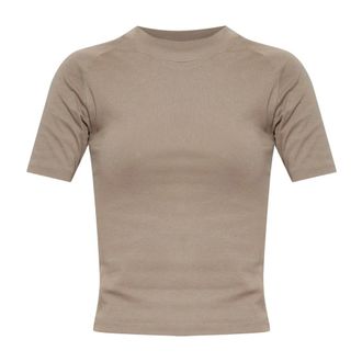 Fear of God Fitted T-shirt - Dames - T-shirts - Beige - S - Tops
