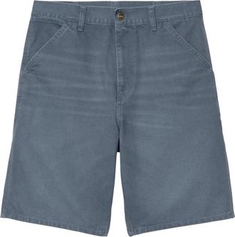 Carhartt Work in Progress Canvas Knie Shorts met Gereedschapszakken - Heren - Korte Broeken - Blauw - W31 - Katoen - Korte Broeken