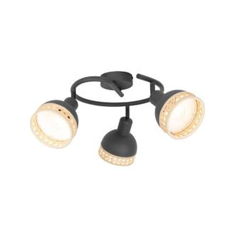 Lindby Foco lonnaris En Negro De Metal - Lindby