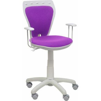 Piqueras y Crespo Piqueras Y Crespo - Silla juvenil Ministyle blanca bali lila