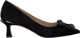 Alma En Pena Lage schoen met ornament - Dames - Pumps - Zwart - 37 EU - Schoenen