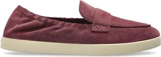 Tory Burch Suede Loafers - Dames - Loafers - Rood - 40 1/2 EU - Leer - Schoenen