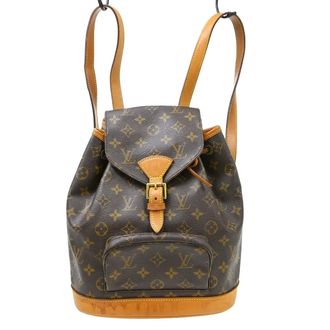 Louis Vuitton Montsouris Monogram Canvas Brown Canvas Backpack Bag (Pre-Owned)