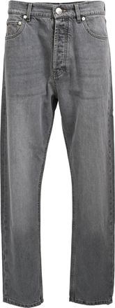 Brunello Cucinelli Iconic Fit Jeans in Grey Cotton