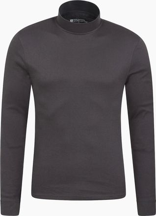 Mountain Warehouse Mens Mountain Warehouse Mens Meribel Turtle Neck Base Layer Top - Grey - Size: 36