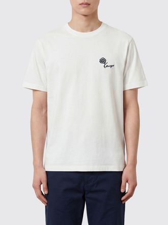 Kenzo T-shirt in cotone con stampa floreale e logo