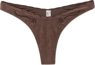 Frankies Bikinis Full Moon Floral Bikini Bottom