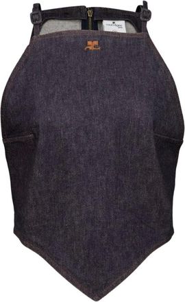 Courr&egrave;ges Donna, Top, Blu, M, new