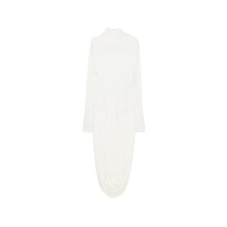 Stella McCartney Draped-detail Midi Dress
