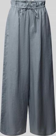 Drykorn Drykorn Wide Leg Leinenhose Modell DWINDLE in Bleu, Gr&ouml;&szlig;e 25/32