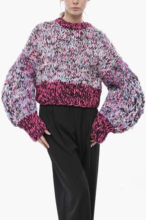 Loewe Pullover Girocollo con Maniche a Palloncino Loewe