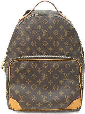 Louis Vuitton Marron Coated Canvas Backpack (Pre-Owned)