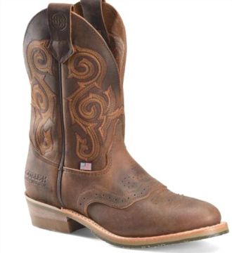 Carolina Mens Rockdale Roper Soft Toe Boot In Brown