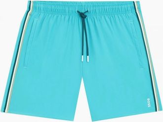 HUGO BOSS Mens Hugo Boss Mens Aqua Blue Iconic Swim Shorts - Size: 37/36/32
