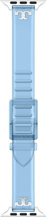 Tory Burch The Single T Jelly 16mm Apple Watch Watchband in Blue at Nordstrom