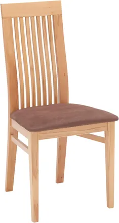 Cantus Stuhl, Braun, Buchefarben, Holz, Textil, Kernbuche, massiv, eckig, 46x100.5x45 cm, Esszimmer, St&uuml;hle, Esszimmerst&uuml;hle