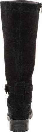 Sheego Weitschaftstiefel SHEEGO, Damen, Gr. 42, XL-Schaft, schwarz, Leder, Veloursleder, Schuhe Weitschaftstiefel