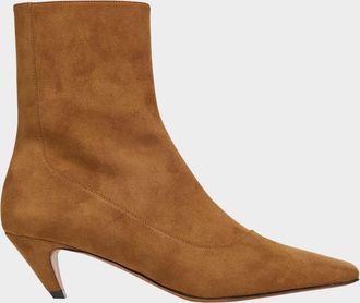 Stella McCartney Spur Vegan Suede Ankle Booties