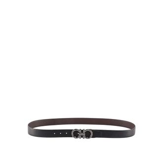 Ferragamo Belts, male, Black, Size: 100 CM Gancini Buckle Belt