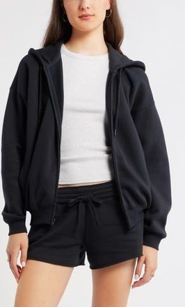 BP. Bubble Zip Hoodie in Black Jet at Nordstrom, Size Xx-Small