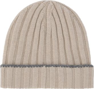 Brunello Cucinelli Mens Beanie Hat X Bc Nes Kashmir-Capra Hircus E Hairbands Kashmir/capra