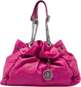Dior Pre-owned Le Trente - Dames - Vintage Handtas - Roze - ONE Size - Leer - Vintage