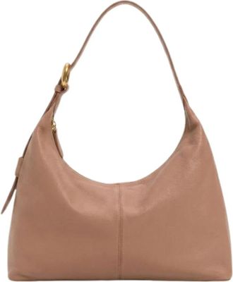 Twinset Tassen, Dames, Beige, ONE Size, Leer, Hobo Bag