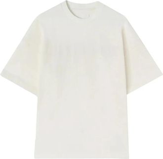 Jil Sander Korte Mouw Crewneck T-shirt - Heren - T-shirts - Wit - L - Tops