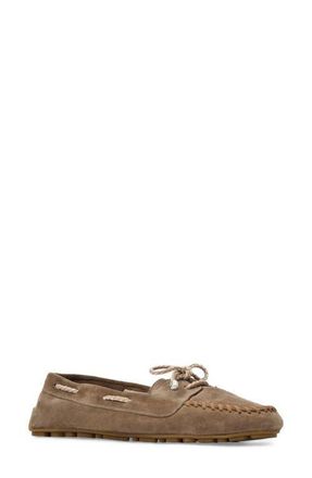 Aquatalia Qually Weatherproof Loafer in Taupe Suede at Nordstrom, Size 10.5