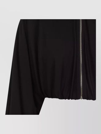 Alaia cropped high neck long sleeve jacket
