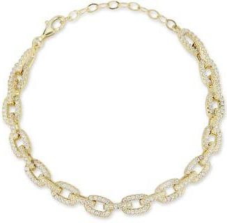 Chloe and Madison Pavé Link Bracelet in Gold at Nordstrom Rack