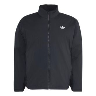 adidas 3-Stripes Insulated Jacket Asia Sizing Black KR7192