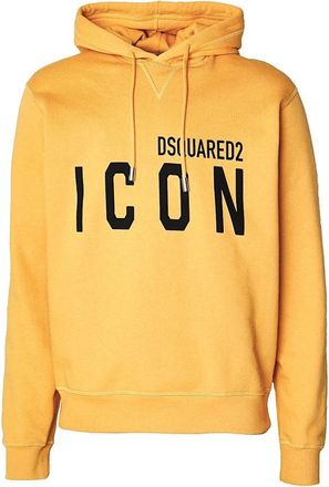Dsquared2 Felpa - Heren - Hoodies - Geel - M - Hoodies & sweatvesten