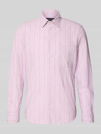 Marc O'Polo Shaped Fit Freizeithemd aus Baumwoll-Mix in Rosa, Gr&ouml;&szlig;e XXXL