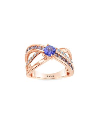 Le Vian 14K Strawberry Gold 1.17 Ct. Tw. Diamond & Tanzanite Ring