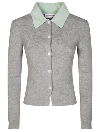 Self Portrait Merino Wool Cardigan