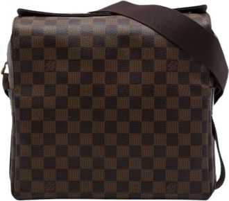 Louis Vuitton Pre-owned Louis Vuitton Naviglio Cross Body Bag - Dames - Vintage Schoudertas - Bruin - ONE Size - Vintage