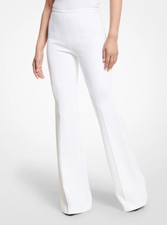 Michael Kors Brooke Double Crepe Sabl&eacute; Flared Pants