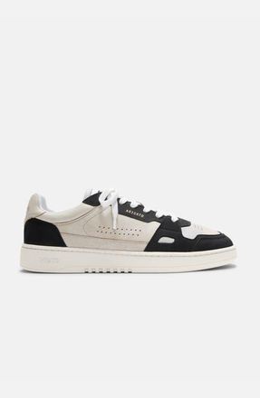 Axel Arigato Dice Lo Cracked Leather Sneaker in Beige/black at Nordstrom, Size 42
