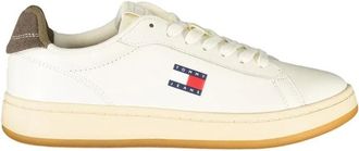 Tommy Hilfiger Witte Leren Dames Sneaker Sportieve Luxe - Dames - Sneakers - Wit - 38 EU - Schoenen