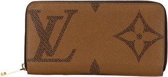 Louis Vuitton Brown Monogram Giant Reverse Zippy Wallet M69353 (Authentic Pre- Loved)