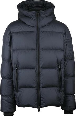 Bomboogie Quilted Down Jacket with Hood and Ribbed Cuffs