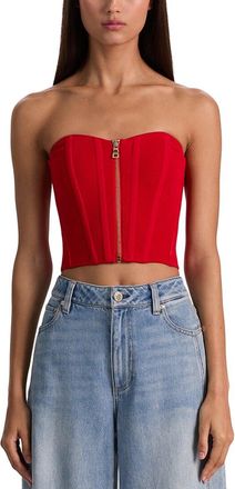 Alice & Olivia Alice + Olivia Tasha Zip Front Corset